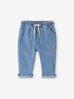 Bebé 0-36 meses-Jeans com cós elástico, para bebé