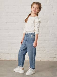 Menina 2-14 anos-Jeans loose boyfriend, para menina