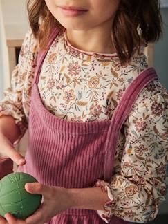 Menina 2-14 anos-Conjuntos-Conjunto camisola + vestido em bombazina, para menina