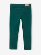 Calças Mom fit morfológicas, medida das ancas larga, para menina azul-tinta+cru+pêssego+rosado+verde-abeto 