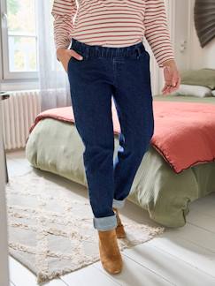 Roupa grávida-Jeans-Jeans paperbag, faixa sem costuras, para grávida