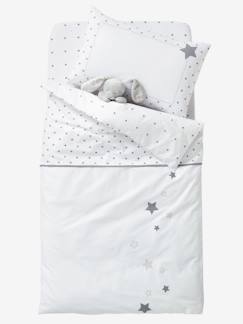 Têxtil-lar e Decoração-Roupa de cama bebé-Capas de edredon-Capa de edredon para bebé, tema Chuva de estrelas