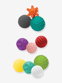 Brinquedos-Primeira idade-Conjunto de 10 bolas suaves sensoriais - INFANTINO