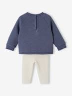 Conjunto Disney®, sweat em moletão + calças em bombazina, para bebé azul-ardósia 