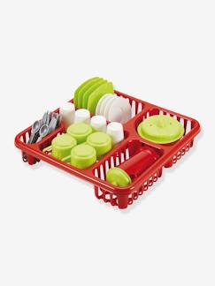 Brinquedos- Jogos de imitação- Cozinhas de brincar-Escorredor de louça quadrado e revestido, 30 cm - 100% Chef - ECOIFFIER