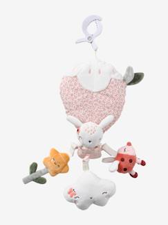 Brinquedos-Primeira idade-Bonecos-doudou, peluches e brinquedos em tecido-Brinquedo sensorial com mola, Viagem ao País Cor-de-Rosa