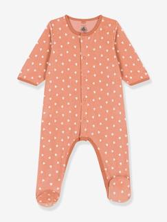 Bebé 0-36 meses-Pijama estampado, em veludo, para bebé, da Petit Bateau