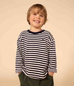 Menino 2-14 anos-Camisola de mangas compridas, da Petit Bateau