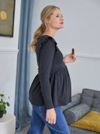 Blusa, especial gravidez e amamentação preto 