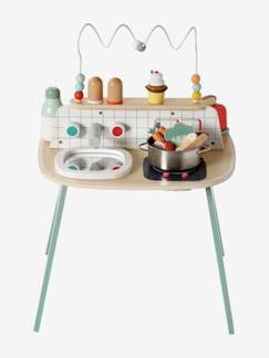 Brinquedos-Primeira idade-Primeiras manipulações-Mesa de atividades cozinha, em madeira FSC®