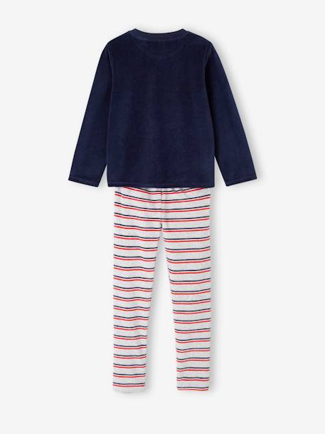 Pijama Marvel® Homem-Aranha, em veludo, para criança marinho 