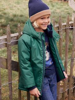 Menino 2-14 anos-Acessórios-Gorros, Cachecóis, Luvas-Gorro bicolor, em malha canelada, para menino, BASICS