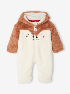 Bebé 0-36 meses-Pijamas, babygrows-Macacão "Rena de Natal, efeito peluche, para menina