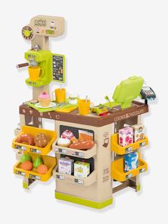 Brinquedos- Jogos de imitação-Casa, bricolagem e profissões-Cafetaria Coffee House - SMOBY