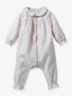 Bebé 0-36 meses-Pijamas, babygrows-Pijama às flores para bebé, da CYRILLUS