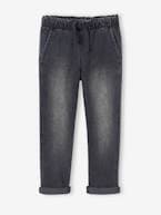 Jeans largos, fáceis de vestir, para menino ganga bleached+ganga cinzenta+stone 