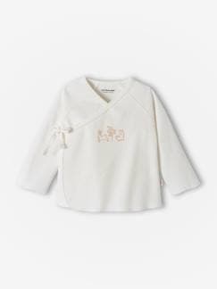 Bebé 0-36 meses-T-shirts-T-shirts-Casaco em algodão biológico, para recém-nascido