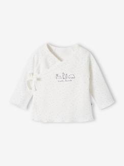 T-shirts-Bebé 0-36 meses-Casaco em algodão biológico, para recém-nascido