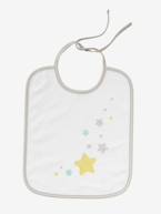 Lote de 7 babetes para bebé VERTBAUDET Estrelas/gotas água+Motivos de frutas+Multicolor+Vermelho escuro liso com motiv 