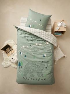 Têxtil-lar e Decoração-Roupa de cama criança-Conjunto capa de edredon + fronha de almofada, para criança, Nomad