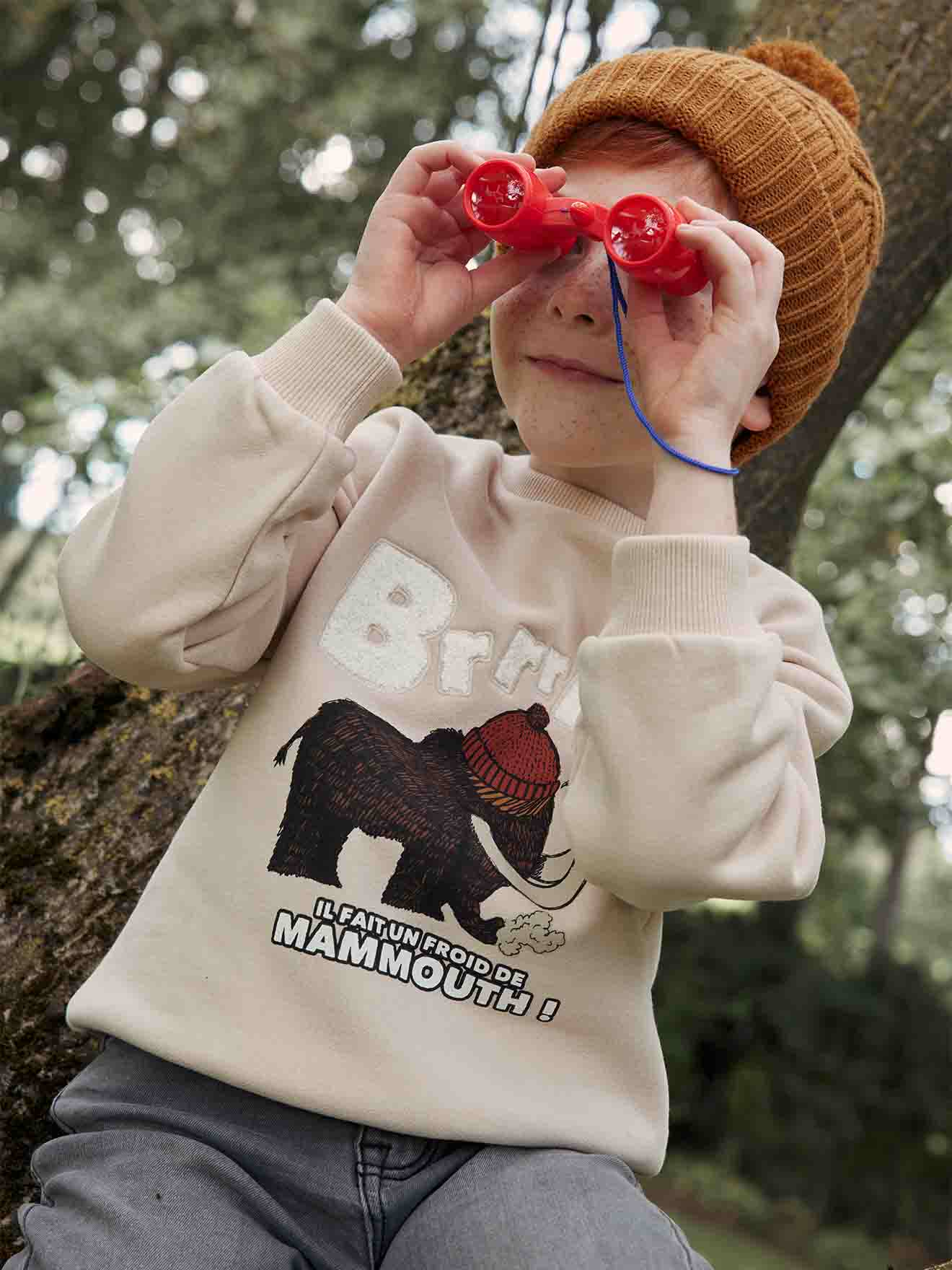 Sweat de desporto Hapiness, em malha tipo borboto e detalhes irisados,  para menina-Menina 2-14 anos-Vertbaudet