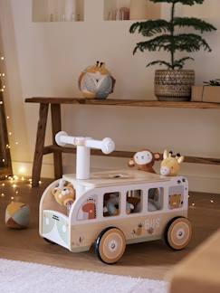 Brinquedos-Primeira idade- Baloiços, carrinhos de marcha, andarilhos e triciclos-Carrinho-autocarro de bonecos Hanói, em madeira FSC®