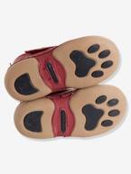 Sapatinhos para bebé em pele suave Vermelho liso 
