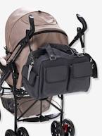 Saco para muda de fraldas com vários bolsos VERTBAUDET Antracite+Cinza escuro 