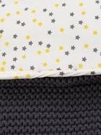 Alcofa leve VERTBAUDET Antracite/estrelas+Cinza 