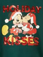 Sweat de Natal, Disney Mickey & Minnie®, para criança verde-abeto 