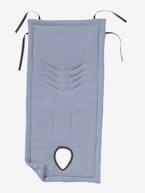 Proteção reversível para carrinho de bebé, da VERTBAUDET Azul claro/estrelas+Azul mesclado/estrelas+Cinza claro estampado+Riscas cinza/branco 