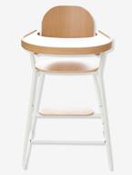 Cadeira alta, design Charlie Crane & Vertbaudet Cinzento claro estampado 