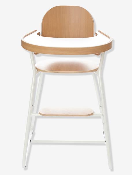 Cadeira alta, design Charlie Crane & Vertbaudet Cinzento claro estampado 