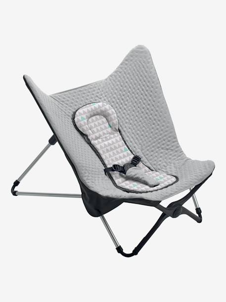 Espreguiçadeira compacta e evolutiva, BEABA Cinzento claro liso 