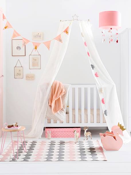 Arco para dossel, para cama de menina Cinzento 