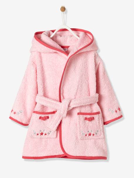 Roupão de banho personalizável, para bebé, Ratinho Branco liso 