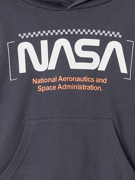 Sweat NASA®, com capuz, para criança azul-ardósia 