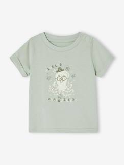 Bebé 0-36 meses-T-shirts-T-shirt mini totem de mangas curtas, para bebé