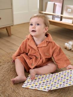 Bebé 0-36 meses-Capas, roupões de banho-Roupão modelo camisa personalizável, com algodão reciclado, para criança