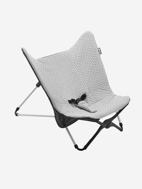 Espreguiçadeira compacta e evolutiva, BEABA Cinzento claro liso 