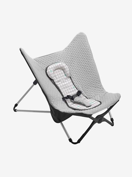 Espreguiçadeira compacta e evolutiva, BEABA Cinzento claro liso 