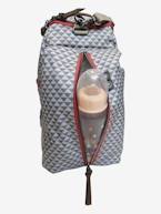 Saco de mudas Sydney II, da BEABA Cinzento claro estampado+Vermelho medio estampado 