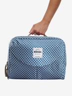 Saco de mudas Genève II, da BEABA Azul medio estampado+Vermelho medio estampado 