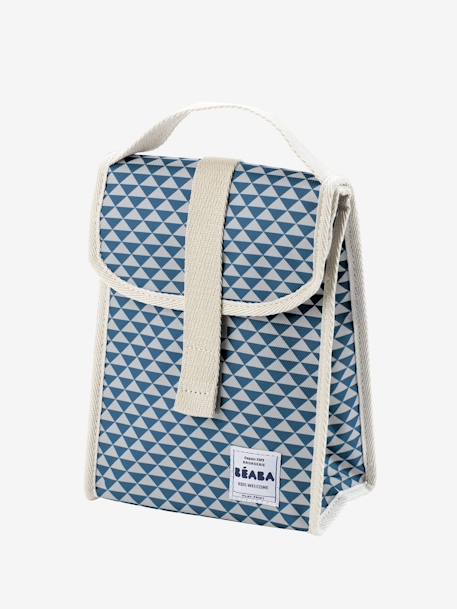 Saco de mudas Genève II, da BEABA Azul medio estampado+Vermelho medio estampado 