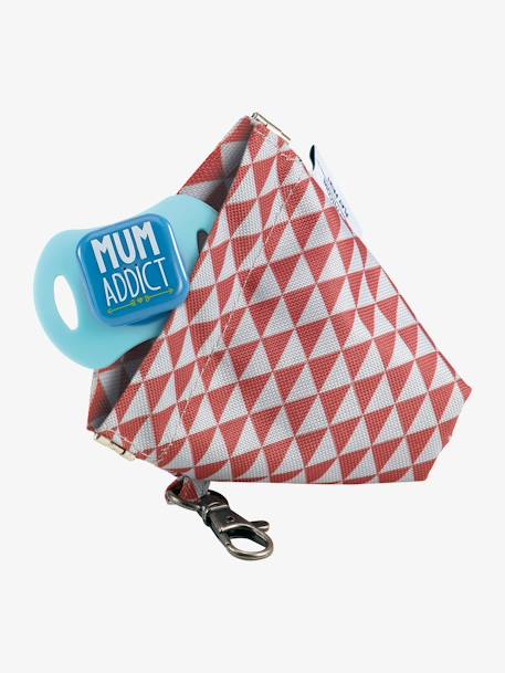 Saco de mudas Genève II, da BEABA Azul medio estampado+Vermelho medio estampado 