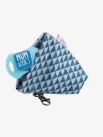 Saco de mudas Genève II, da BEABA Azul medio estampado+Vermelho medio estampado 