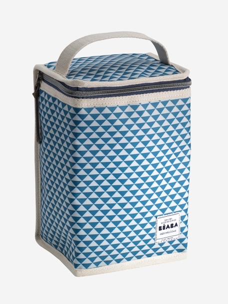 Lancheira isotérmica BEABA Azul medio estampado 