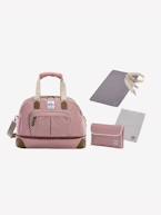 Saco de mudas Amsterdam, da BEABA Vermelho escuro estampado 