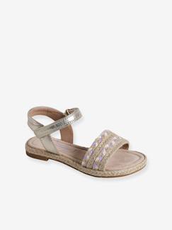 Calçado-Calçado menina (23-38)-Sandálias, chinelos-Sandálias com barras autoaderentes, para criança, coleção autonomia