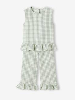 Menina 2-14 anos-Conjuntos-Conjunto blusa + calças 7/8, para menina
